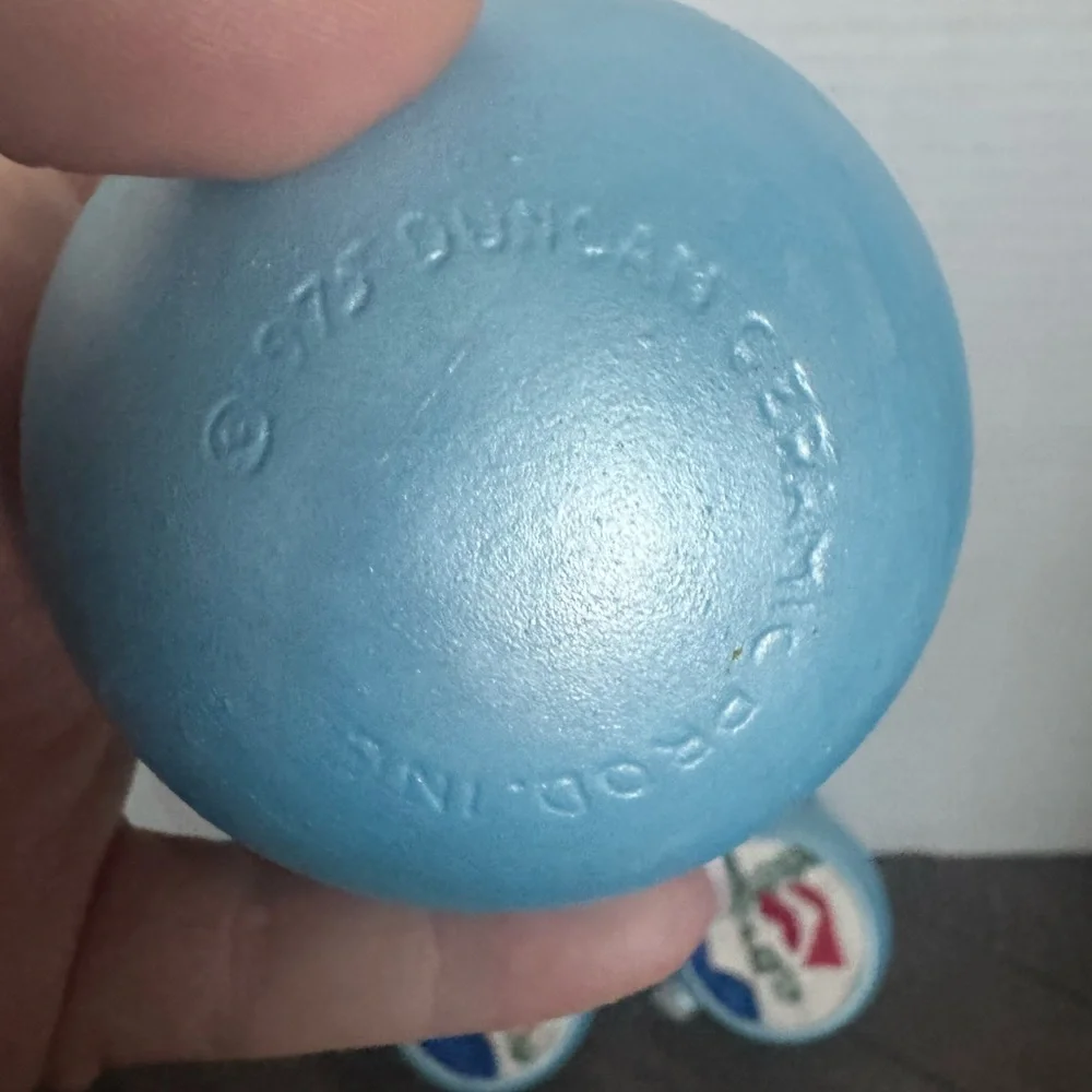 Vintage 1975 Duncan ornaments